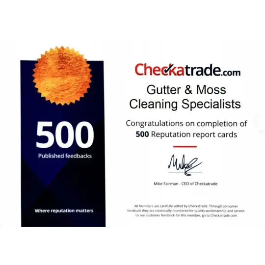 checkatrade gutter & moss