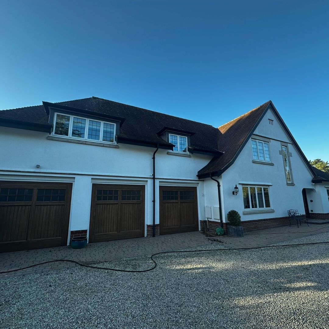 a domestic case study for roof cleaning Poole and roof cleaning Dorset