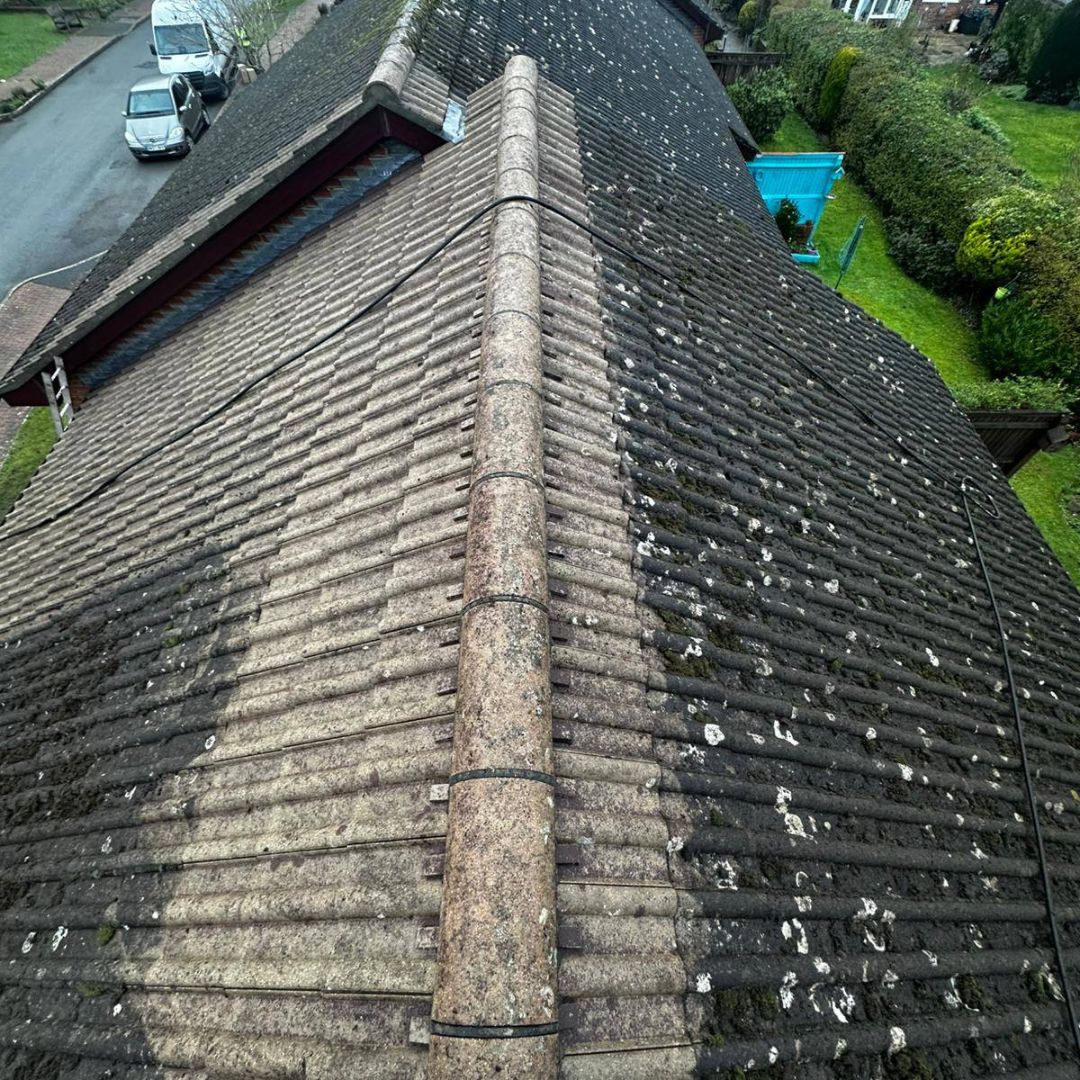 our biggest commercial roof cleaning to date in Poole & Dorset