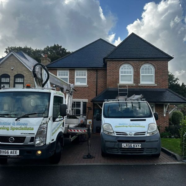 our local roof cleaning vans in Poole & Dorset